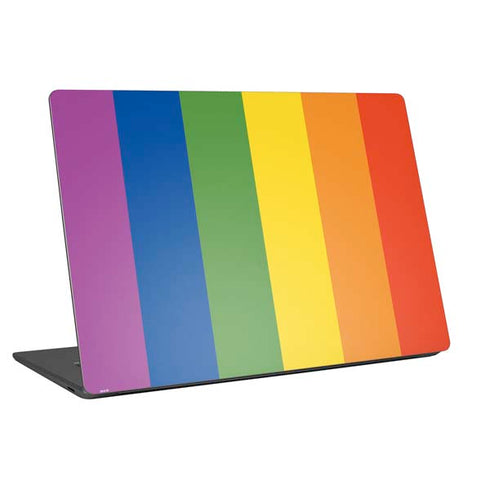 Vertical Rainbow Flag Universal Laptop 16in (13 x 9.4in) Skin